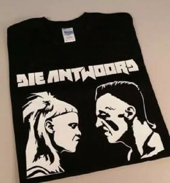

die antwoord ninja yolandi zef side t shirt tee hip hop techno faces, White;black