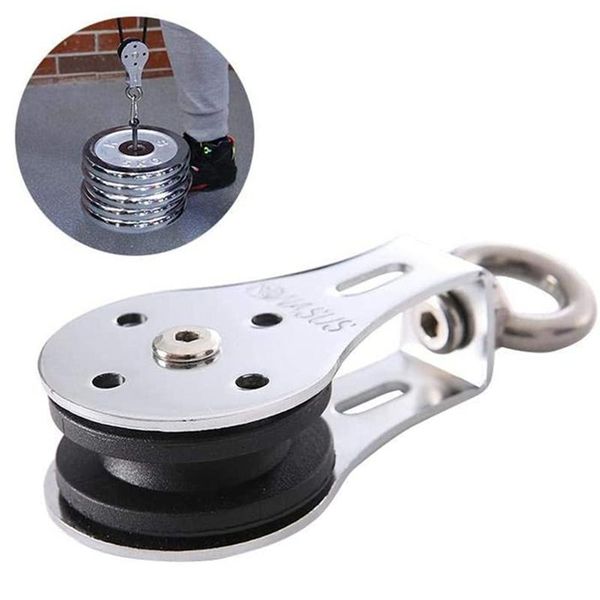 

bearing pulley home gym stainless steel accessories for fitness lifting cable machine workout mute single wheel loading