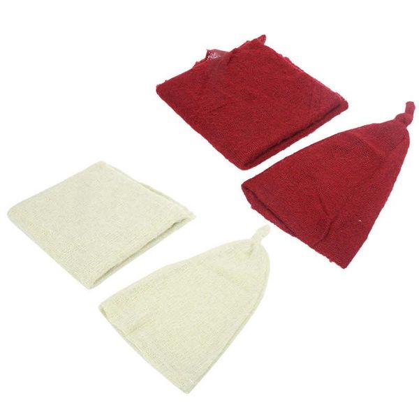 

blankets & swaddling infant hat wrap set born po shoot outfits baby pography props pos hats breathable for