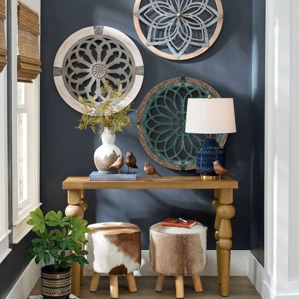 

decorative objects & figurines multi-style craft heritage round wall art medallions-acrylic hanging ornament home restaurant living room por