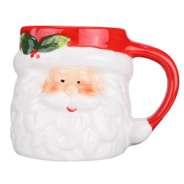 

mugs 1pc christmas santa mug kids gift cup creative ceramic (assorted color)