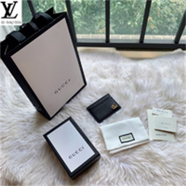 

small long purse double g brand card holder men real leather designer wallet chain wallets compact luxury clutches 428777, Red;black