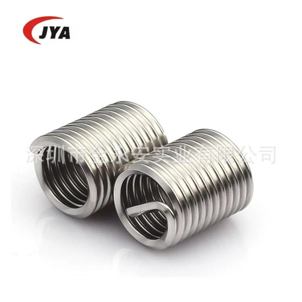 

steel wire fastening thread screw hole repairing coarse tooth protective sleeve, Silver