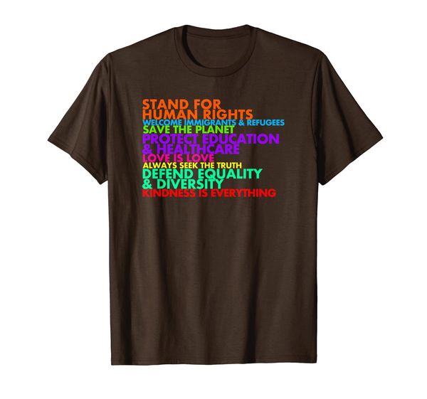 

kindness is everything, love is love anti-trump t-shirt, White;black