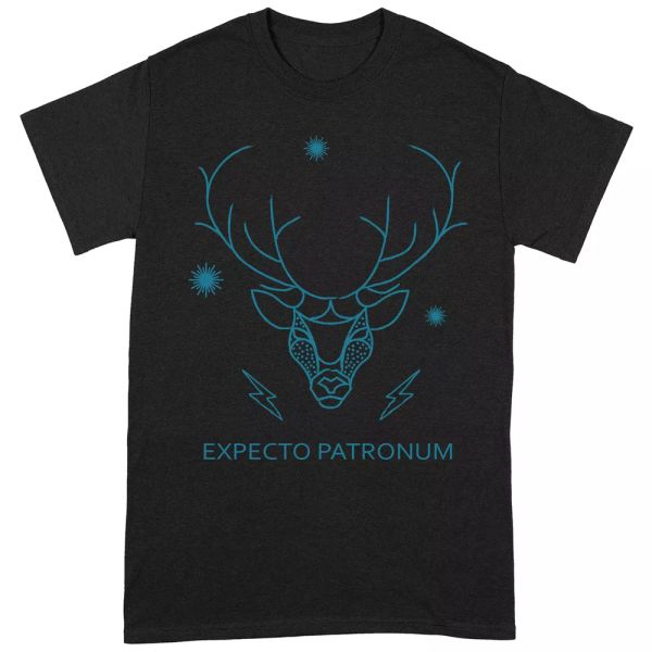 

harry potter extecto patronum licensed men t-shirt, White;black