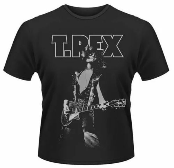 

t rex t shirt marc bolan glam official licensed mens black rock merch new, White;black