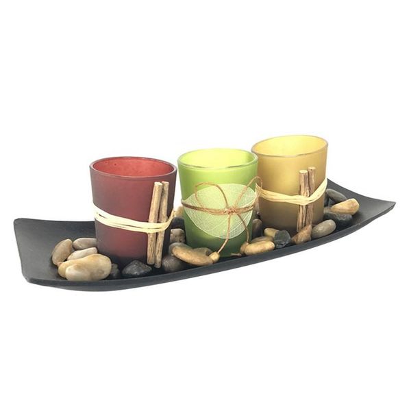 

candle holders glass holder set battery retro 2021 high quality