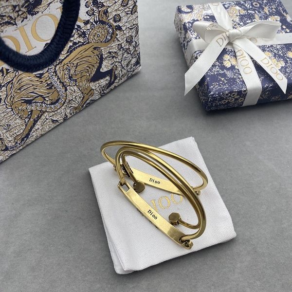 

classic timeless letter three ring bracelet net red same style suit bracelet, Black