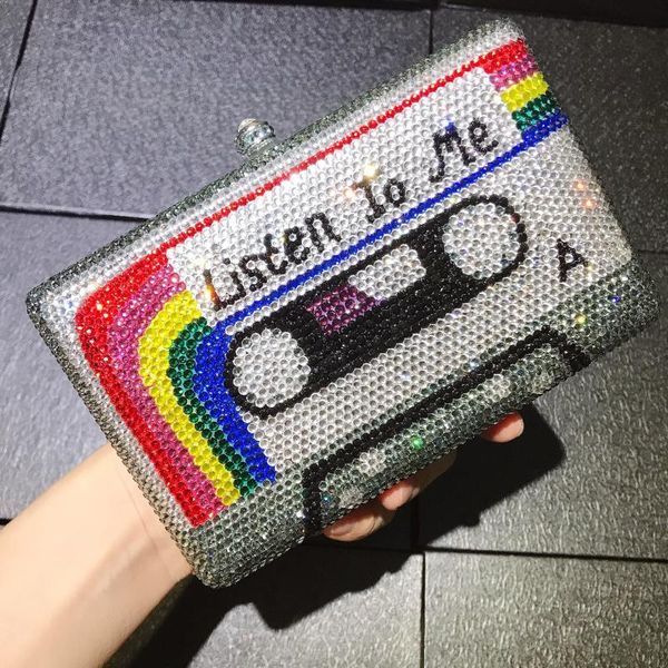 

evening bags xiyuan funny for women prom party crystal clutches purses rhinestone female banquet cocktail handbags