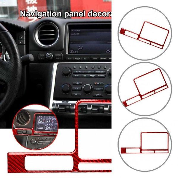

car luxury compact navigation panel sticker modified part for gtr r35 2008-2016 left drive