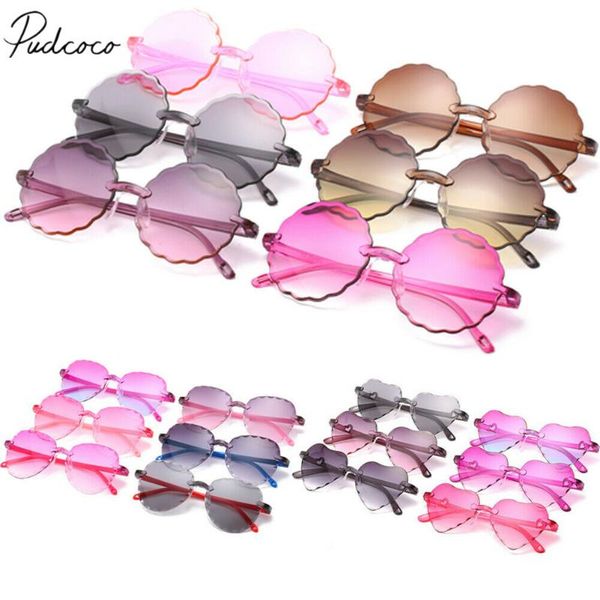

party masks baby accessories children's flower frame gradient sunglasses shades holiday sun protection kids props gift uv400