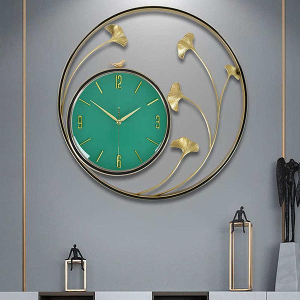 

wall hanging clock mute vintage decorative brass living room timepiece craft supplies clocks