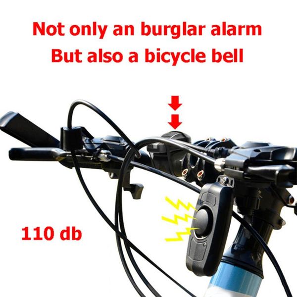 

bike horns usb charging wireless remote control vibration alarm bicycle horn electric vehicle home burglar