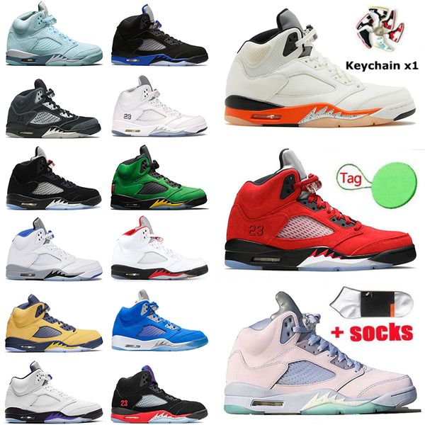 

2022 jumpman 5 unc men basketball shoes raging bull 2021 white off concord easter sail stealth 2.0 oreo outdoors trainers, Black