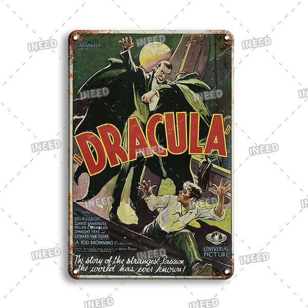 

classic hollywood movies metal poster tin sign vintage cinema wall decorative metal plate retro man cave home decor stickers