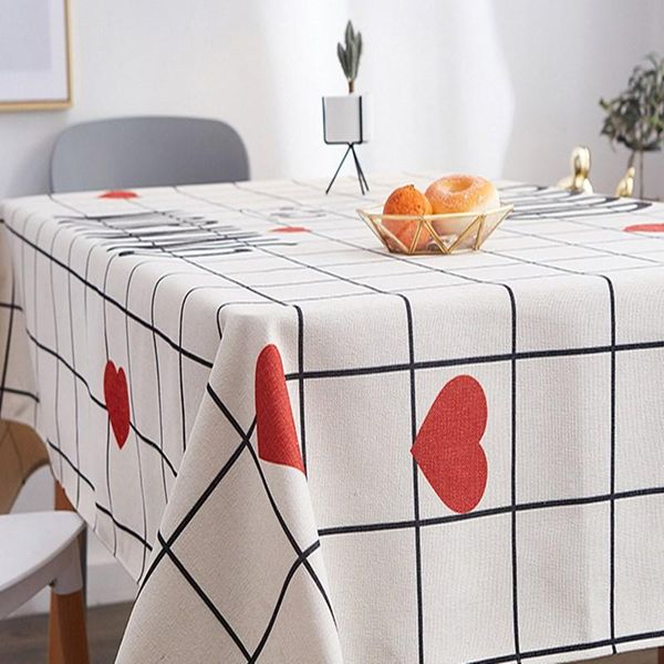 

table cloth quality thickened dining tablecloth waterproof tea towel mat household el tables dustproof cover 9 colors
