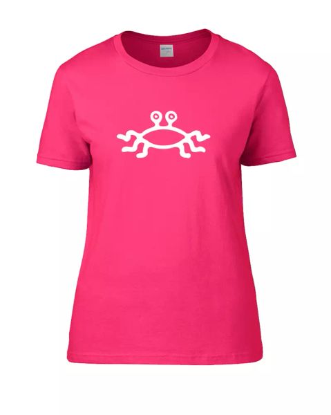 

flying spaghetti monster fsm symbol- women's t-shirt, White;black