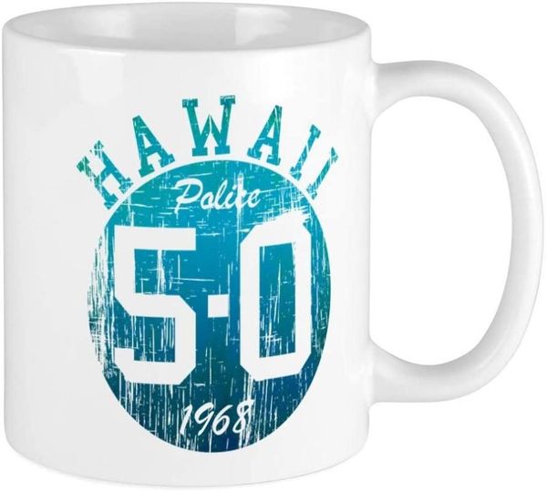

mugs hawaii 5-0 11 oz unique coffee mug, ceramic cup