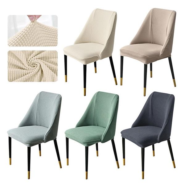 

1/2/4/6 pcs pure color solid arm chair cover polar fleece fabric elastic seat case stretch slipcovers for banquet el covers