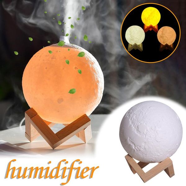 

creative 3d moon light aroma diffuser humidifier usb small air atomizer essential oil home decoration fragrance lamps