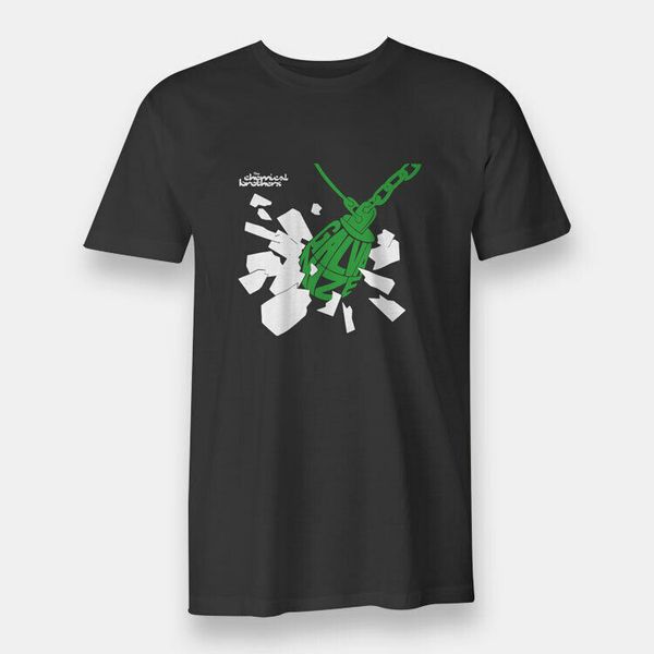 

alternative hip hop galvanize the chemical brothers men's t-shirt black, White;black