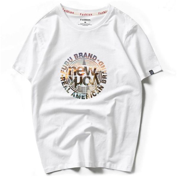

men's t-shirts 2021 summer t short sleeve t-shirt ins cotton bottoming shirt korean version trend slim casual clothes fashion, White;black