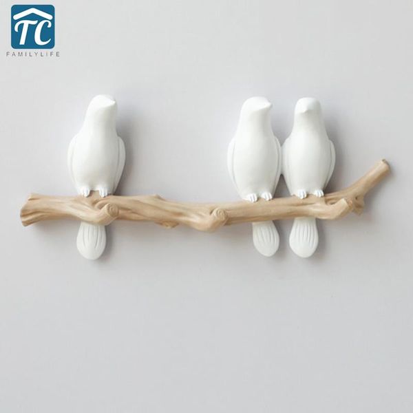 

wall decorations home accessories living room hanger resin bird key row hook hanging decor coat decore other