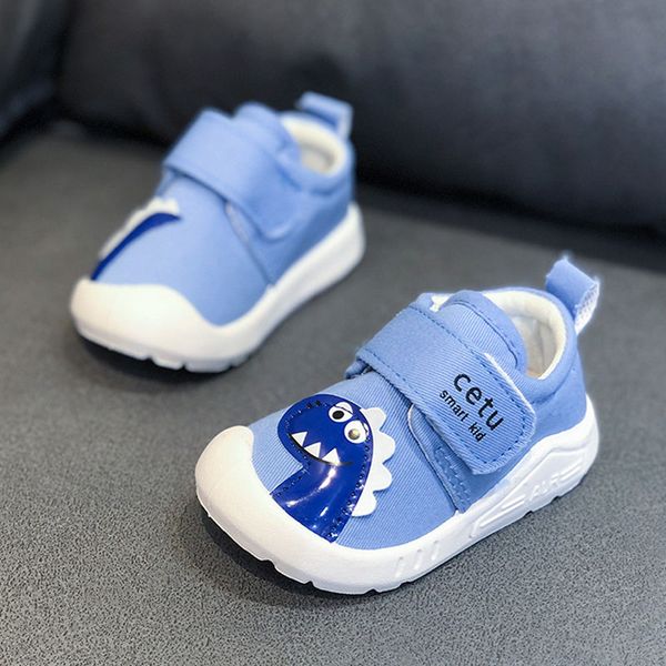 

childrens shoes 2021 spring autumn cute dinosaur low-cut canvas shoes for boys and girls toddler baby sneakers new first walker