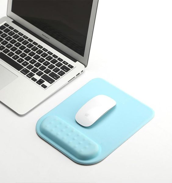 

mouse pads & wrist rests soft silicone pad with rest support for gaming/office/home pc lapmac gaming