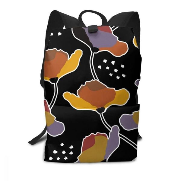 

backpack noisydesigns children's soft student schoolbag black cute women bag for teenage girls school simple mochila rucksack