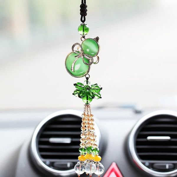 

cat eye gourd blessing car hanging pendant feng shui crafts auto rearview mirror interior decoration ornament chinese style decorations