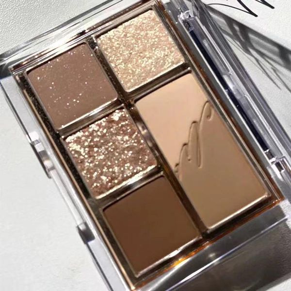 

mini 6 color eyeshadow palette matte highlighting base earth shimmer smooth gentle lasting daily eye makeup tslm1 shadow
