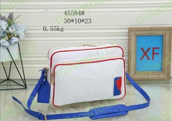 

2022 men and women presbyopic bump color one genuine leather handbag shoulder messenger handbags aslant camera bag