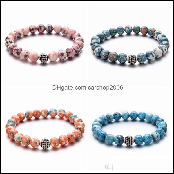 

beaded, strands bracelets jewelrypattern stone bracelet men and women fashion 8mm temperament simple essential oil diffusion hand jewelry dr, Black