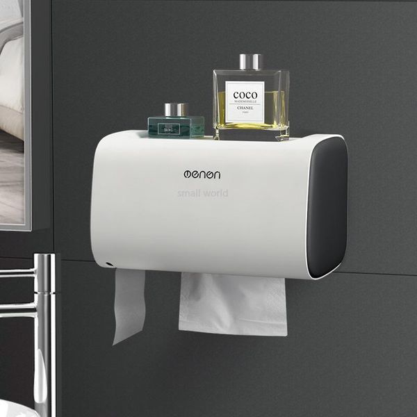 

multi-function hole-tissue box toilet waterproof roll stand paper towel holder holders