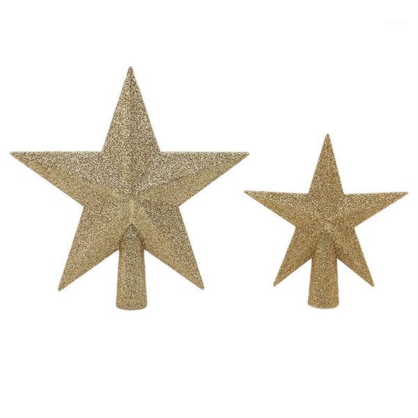 

christmas decorations 15/20cm gold star tree 3d five-point home table er xmas decoration merry