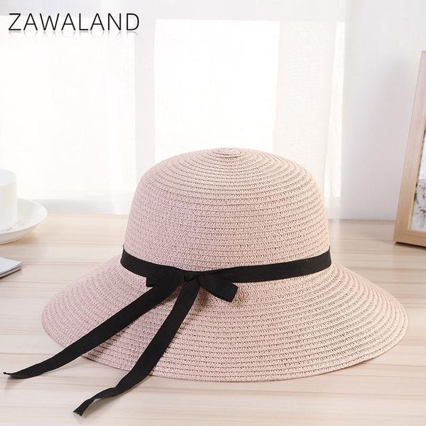 

wide brim hats zawaland fashion summer, Blue;gray