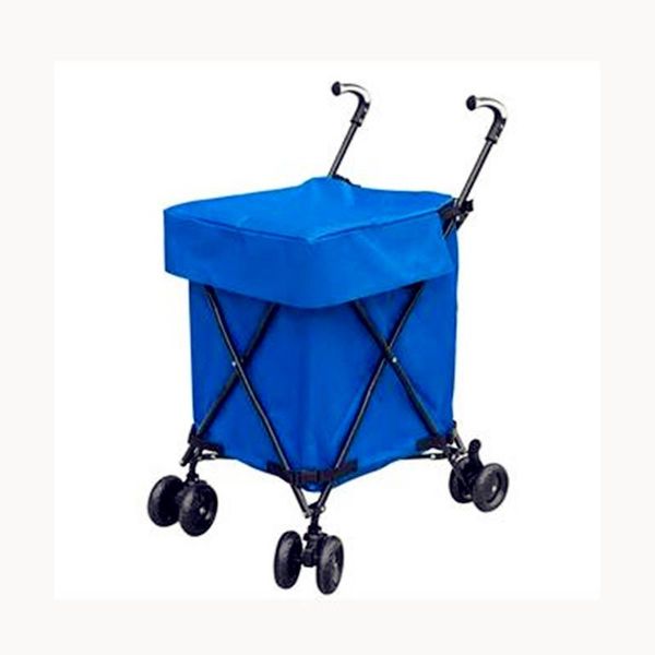 

dog car seat covers est multi - functional folding outdoor shopping cart 82l large capacity loading 30kg 8 pcs rotating wheels pet stroll