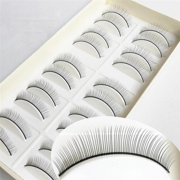 

20pcs fake false eyelashes eyelash extension individual bunche professional makeup cluster grafting1