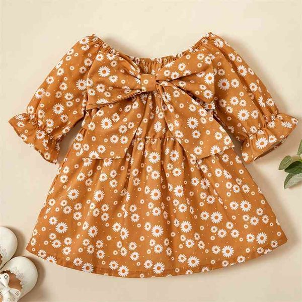 

baby girl floral vacation dress 210528, Red;yellow