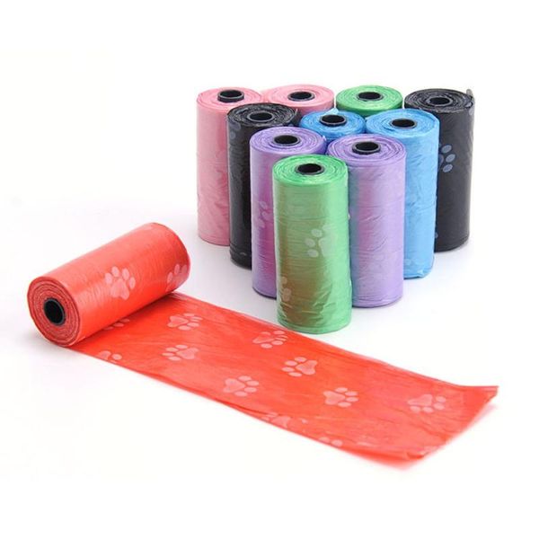 

dog travel & outdoors 10roll degradable pet waste poop bags cat clean up refill garbage bag outdoor home