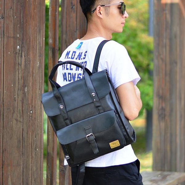 

backpack tidog koreabritish fashion trend retro business casual