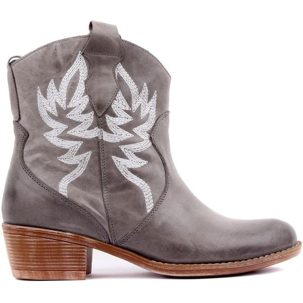 

boots autumn winter motorcycle female shoes woman punk leather embroidered women ankle, Black