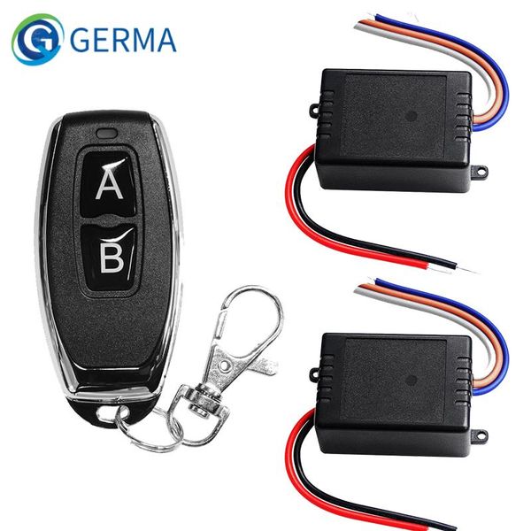 

6v 12v 24v 1ch wireless rf 433mhz remote control door lamp light controller 1 relay receiver module+2ch transmitter controlers