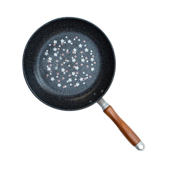 

pans pattern wheat rice pan kitchen professional frying gas stove universal safe non stick round household cookware handle