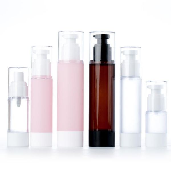 

15/30/50/100ml airless lotion pump bottle empty refillable spray perfume atomizer travel vacuum container sn storage bottles &
