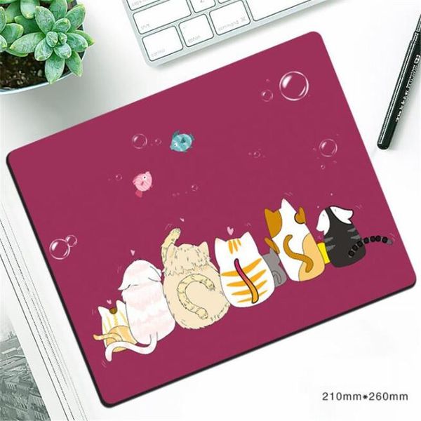 

mouse pads & wrist rests universele anti-slip mat pad cartoon for lappc lederen gaming muizen nieuwe bureau kussen mode comfortabele