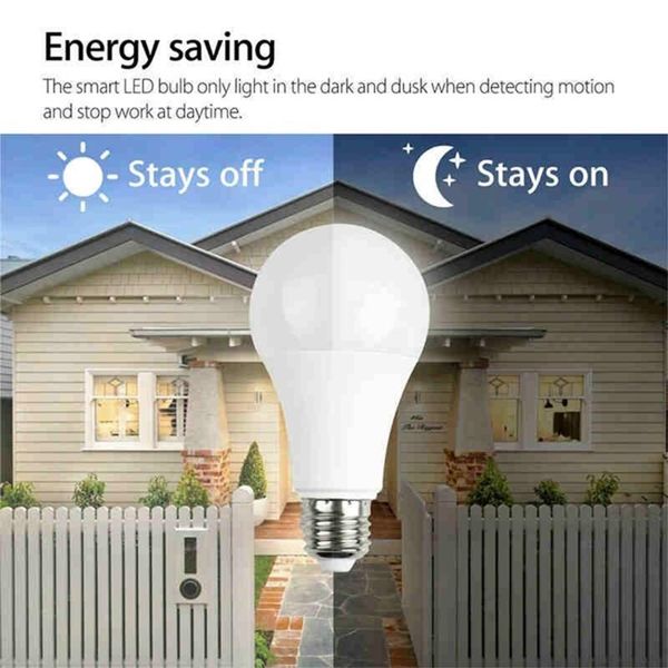 

bulbs durable led light bulb voice control stairs home house decoration lamp 5w/9w ac180-220v bedroom bar entrance door