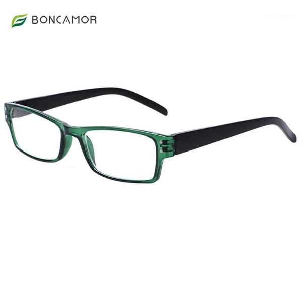 

sunglasses boncamor reading glasses quality readers spring hinge for men and women, White;black