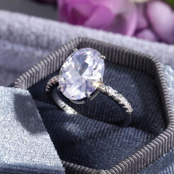 

wedding rings luxury cz ring single stone sea blue oval cubic zirconia irregular wave shape fashion cocktail party for women, Slivery;golden